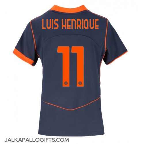 Inter Milan Luis Henrique #11 Kolmaspaita Naiset 2025-26 Lyhythihainen